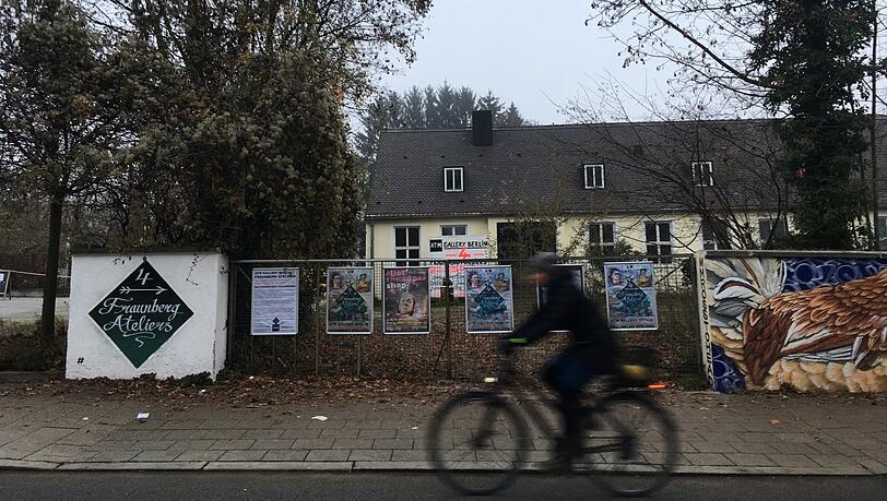 An der Fraunbergstraße 4 haben Künstler Räume zum Arbeiten gefunden, allerdings nur auf Zeit.