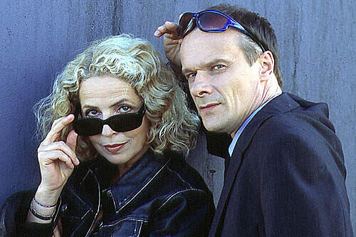 Kriminalhauptkommissarin Jo Obermaier (Michaela May) und Kriminalhauptkommissar Juergen Tauber (Edgar Selge).