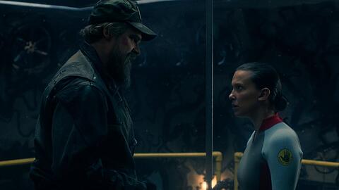 David Harbour und Millie Bobby Brown in "Stranger Things".