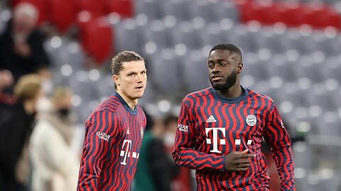 Vor München spielten Marcel Sabitzer (l.) und Dayot Upamecano (r.) beide in Leipzig.