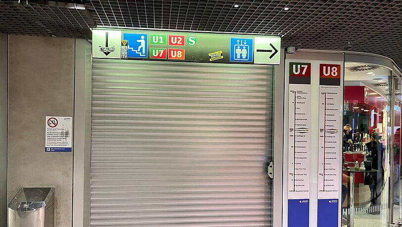 Die U-Bahnzug&auml;nge sind am Hauptbahnhof gesperrt.