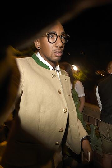 Jerome Boateng kam auch privat zur Wiesn.