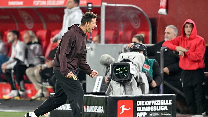 Nach dem Jubel in Düsseldorf hofft Miroslav Klose auf einen weiteren Erfolg. (Archivbild)