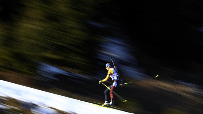 Franziska Preuß kam bei der Verfolgung in Hochfilzen als Sechste ins Ziel.