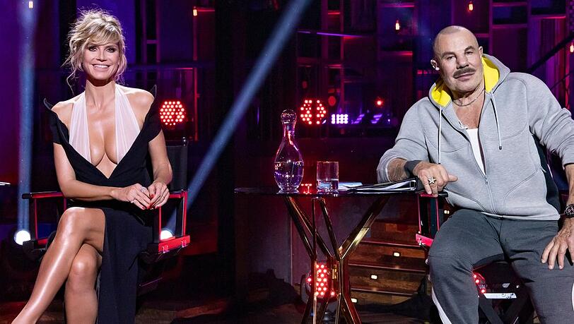 Heidi Klum und Thierry Mugler saßen gemeinsam bei "GNTM" in der Jury.