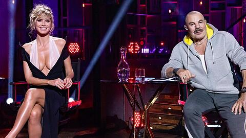 Heidi Klum und Thierry Mugler saßen gemeinsam bei "GNTM" in der Jury.