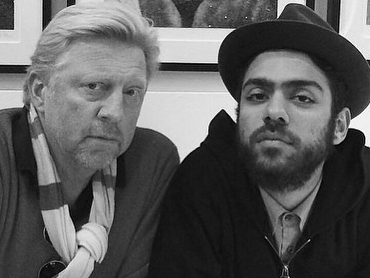 Wie der Vater, so der Sohn: Boris (l.) und Noah Becker