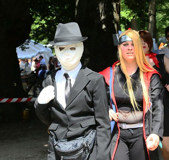 Auch hier zwei Vertreter des japanischen Manga "Naruto".