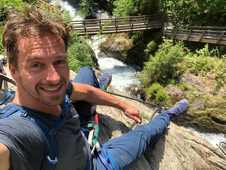 Für Ben Blaskovic steht das Klettern beim Outdoor-Sport auf Nummer 1.