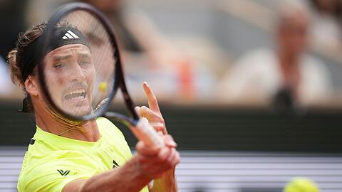 Für Alexander Zverev wird es in der zweiten Woche von Paris jetzt richtig ernst.