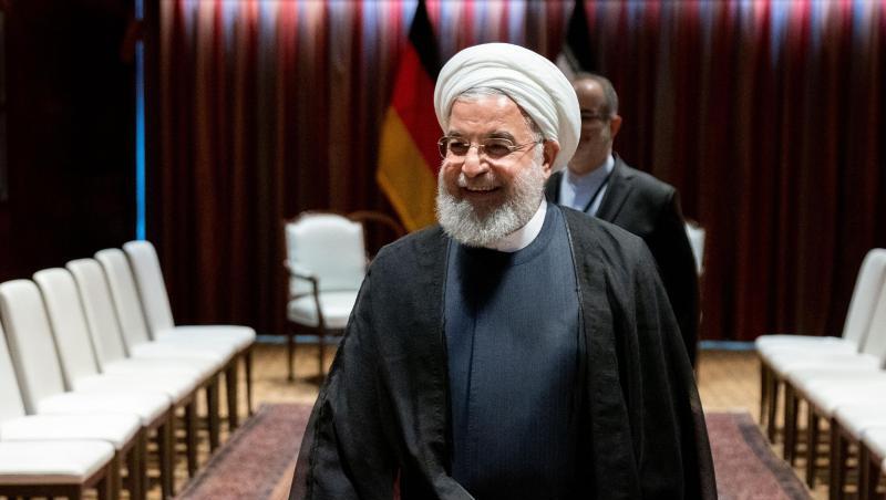 Irans Präsident Hassan Ruhani koppelt etwaige Gespräche mit Trump an Bedingungen. Irans Präsident Hassan Ruhani koppelt etwaige Gespräche mit Trump an Bedingungen.