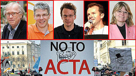 Freiheizhalle am Donnerstag: Netz-Freiheit in Gefahr? Der Streit um Acta. Auf dem AZ-Podium sind unter anderen Klaus Doldinger, Willy Astor und Bayerns Piraten-Chef.
