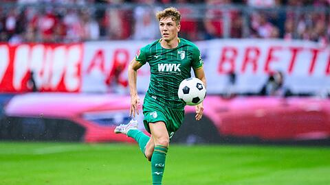 Arne Engels vom FC Augsburg ist für zwei Spiele gesperrt.
