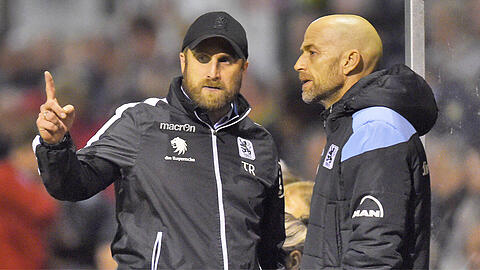 Gemeinsam für den TSV 1860: Trainer Daniel Bierofka (li.) und Sportchef Günther Gorenzel.