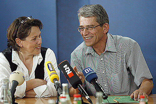Adelheid Rupp und Sepp Dürr.