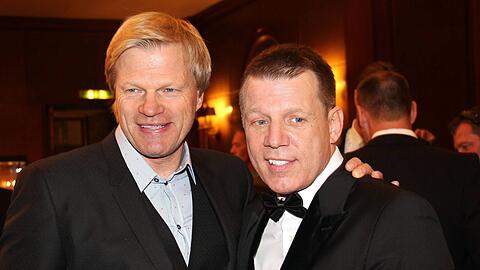 Oliver Kahn mit seinem Bruder Axel.