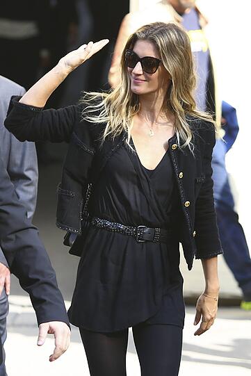 Gisele Bündchen nach der Chanel-Show.