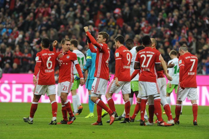 Endlich hat's wieder gemüllert! Thomas Müller nach seinem erlösenden Treffer.