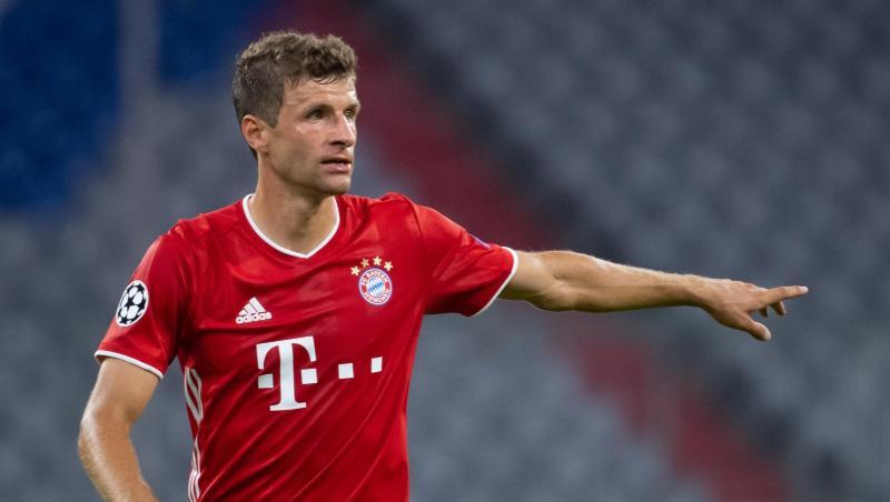 Münchens Thomas Müller, hier beim Spiel gegen den FC Chelsea. Foto: Sven Hoppe/dpa/Archivbild Münchens Thomas Müller, hier beim Spiel gegen den FC Chelsea. Foto: Sven Hoppe/dpa/Archivbild