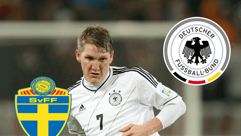 Feiert gegen die Schweden ein Jubiläum: Bastian Schweinsteiger kommt zu seinem hundertsten Länderspiel-Einsatz. Feiert gegen die Schweden ein Jubiläum: Bastian Schweinsteiger kommt zu seinem hundertsten Länderspiel-Einsatz.