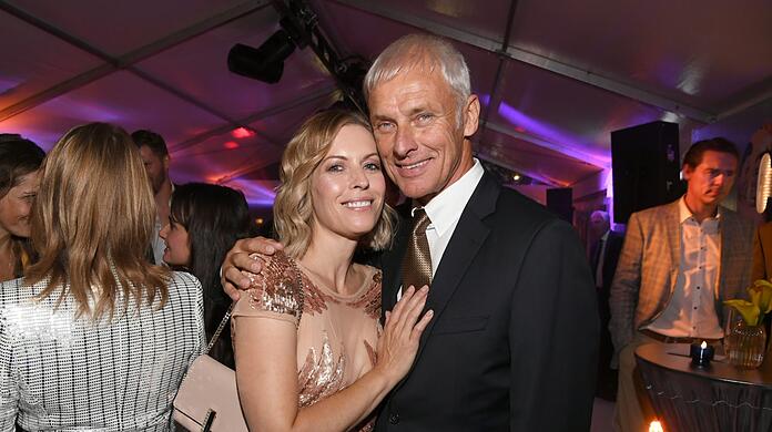 Jule Gölsdorf mit Matthias Müller