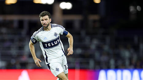 Volltreffer für seine neue sportliche Heimat Vancouver Whitecaps: Thomas Müller sorgt beim Spiel in Florida für Jubelszenen.