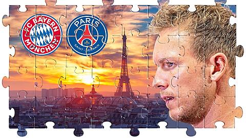 Als Puzzlespieler gefragt: Bayern-Trainer Julian Nagelsmann muss in Paris die Einzelteile finden, um die Star-Truppe von PSG im Achtelfinal-Hinspiel zu stoppen.
