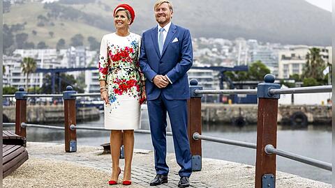 Willem-Alexander und Máxima bei ihrem Besuch in Südafrika.
