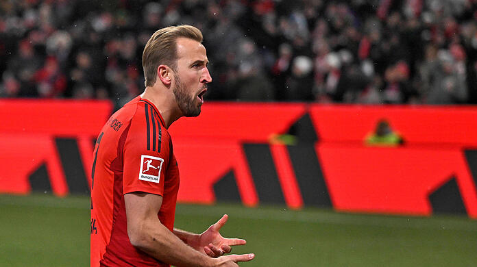 Traf für den FC Bayern vom Punkt: Stürmer Harry Kane.