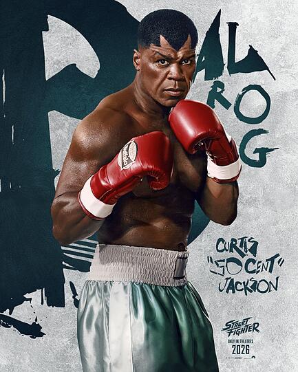 Rapper Curtis "50 Cent" Jackson als Balrog. Rapper Curtis "50 Cent" Jackson als Balrog.