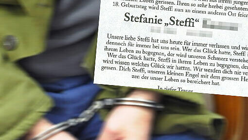 Der Gipfel im Stalking-Fall um die 17-jährige "Steffi": Der Täter schaltet eine falsche Todesanzeige in der SZ
