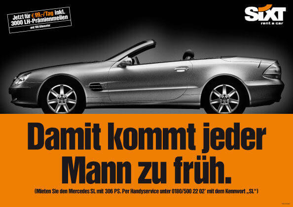 Ob Promi-Affäre, Politik-Aufreger oder Bahnstreik: Sixt nimmt selten Rücksicht auf Verluste &ndash; beweist aber auch oft genug ohne prominenten Prügelknaben Humor. Die besten Webekampagnen zum Durchklicken.