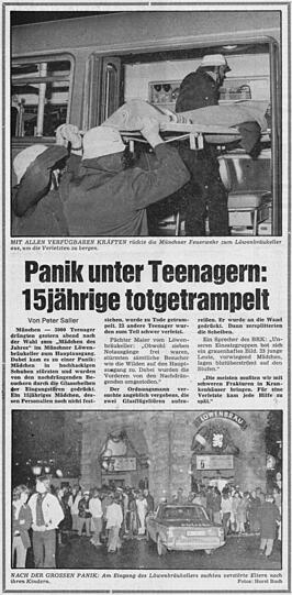 Aus der AZ von 1973: Der Schwerverletzte auf dem AZ-Foto von 1973 ist Peter Lang.
