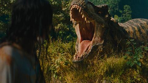 "Jurassic World: Die Wiedergeburt" bringt die Dinosaurier wieder auf die Kinoleinwand.