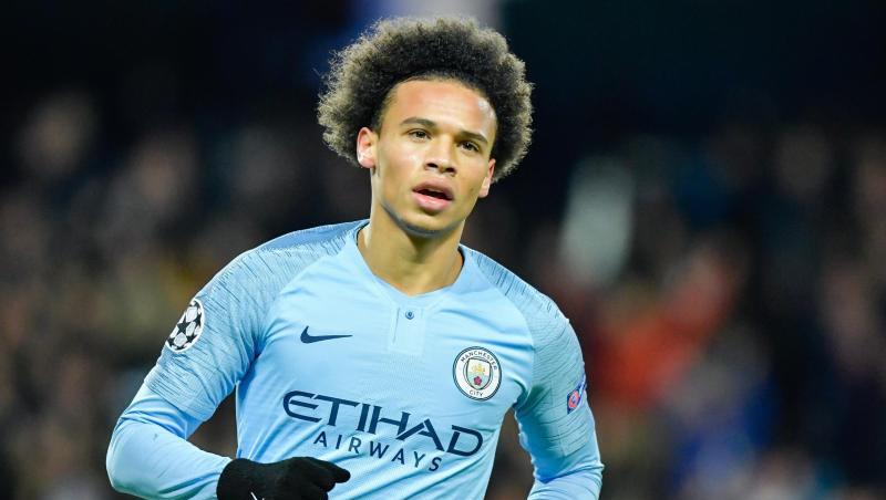 Manchester Citys Leroy Sané. Foto: Uwe Anspach/Archivbild Manchester Citys Leroy Sané. Foto: Uwe Anspach/Archivbild