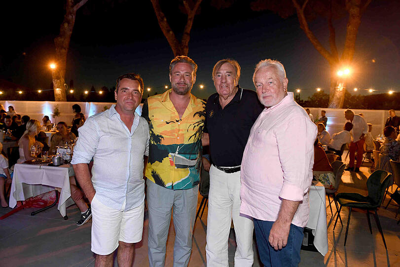 Falk Raudies, Sasha, Frank Fleschenberg und Wolfgang Kubicki (v.l.n.r.)
