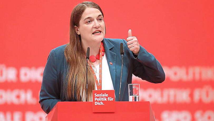 Steht seit 2021 an der Spitze der Bayern-SPD: Ronja Endres. Steht seit 2021 an der Spitze der Bayern-SPD: Ronja Endres.
