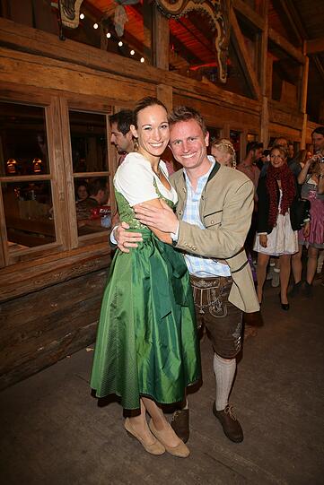 Christine Theiss mit Ehemann Hans.