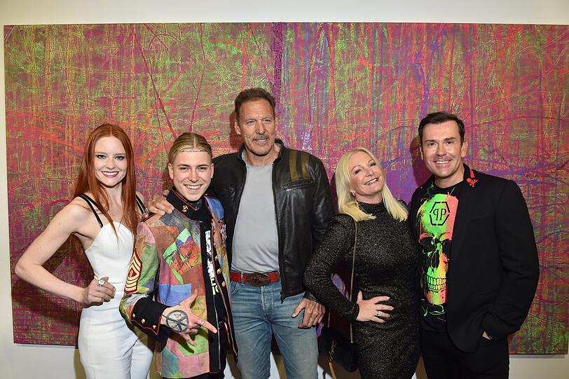 Barbara Meier, Alexander Höller, Ralf Moeller sowie Jürgen Höller mit Frau Kerstin
