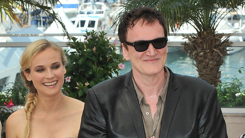 Diane Kruger und Quentin Tarantino im Jahr 2009 in Cannes