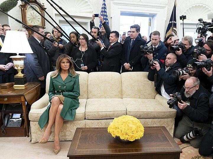 Das offizielle Foto zum Geburtstag von Melania Trump.