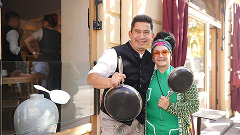 Drei-Sterne-Koch Tohru Nakamura und Gastronomin Graciela Cucchiara trifft die AZ im M&uuml;nchner Westend.
