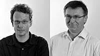 AZ-Redakteure
Georg Thanscheidt(l.) und Willi Bock AZ-Redakteure
Georg Thanscheidt(l.) und Willi Bock