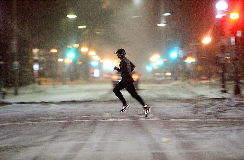 Der Big Apple friert. Bilder von Schneesturm "Juno" aus der Millionenmetropole.