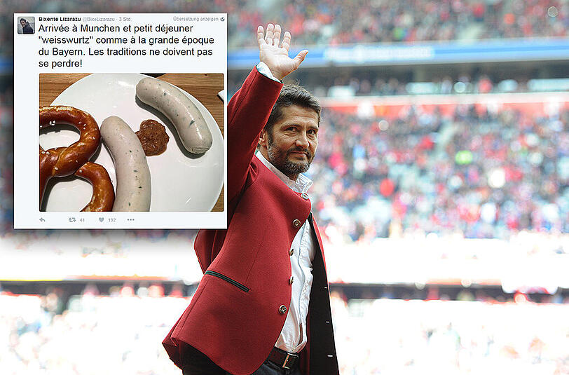 Bixente Lizarazu kommt zu Besuch nach München - und gönnt sich erstmal ein Weißwurst-Frühstück. (Archivbild)