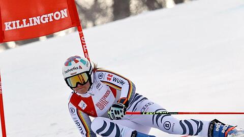 Viktoria Rebensburg ist beim Riesenslalom in Killington ausgeschieden.