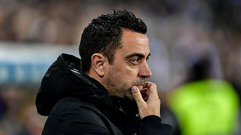 Trainiert Xavi bald Robert Lewandowski beim FC Barcelona? (Archivbild)