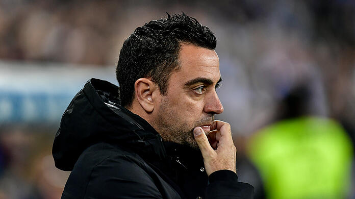 Trainiert Xavi bald Robert Lewandowski beim FC Barcelona? (Archivbild)