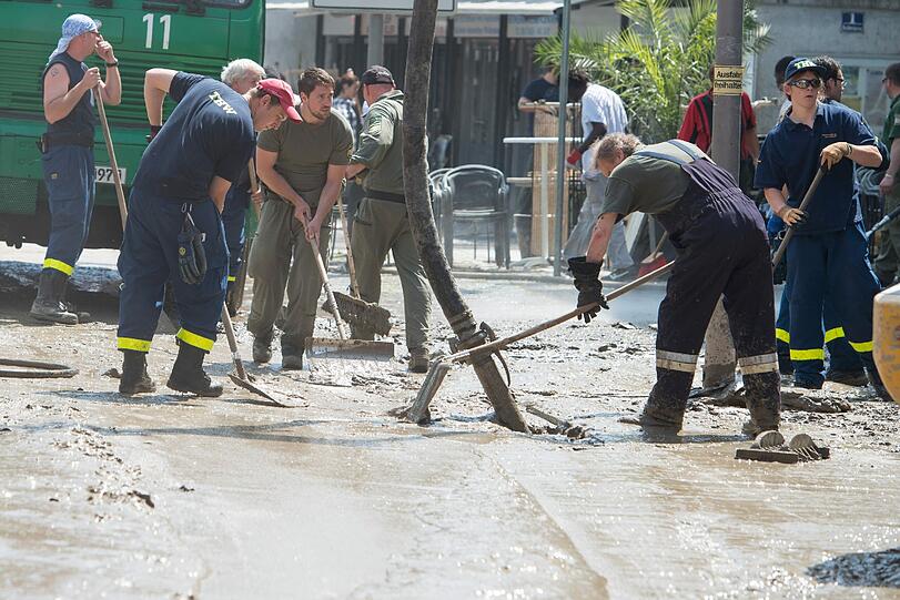 Aufräumarbeiten in Passau sind im Gange: Aktuelle Bilder von der sich langsam entspannenden Lage nach dem Hochwasser in Bayern