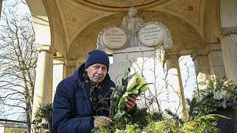 Seit 20 Jahren kommt Thomas Hilbert immer an Moshammers Todestag zum Grab.
